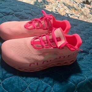 On Running Kids Sneakers in Bright Pink